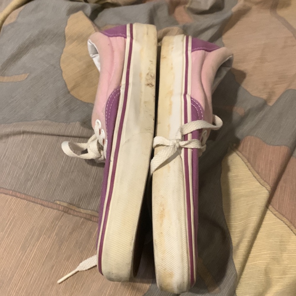 90S Made In Usa Vans Authentic Pink l Men 8.5 vintage - Picture 5 of 7